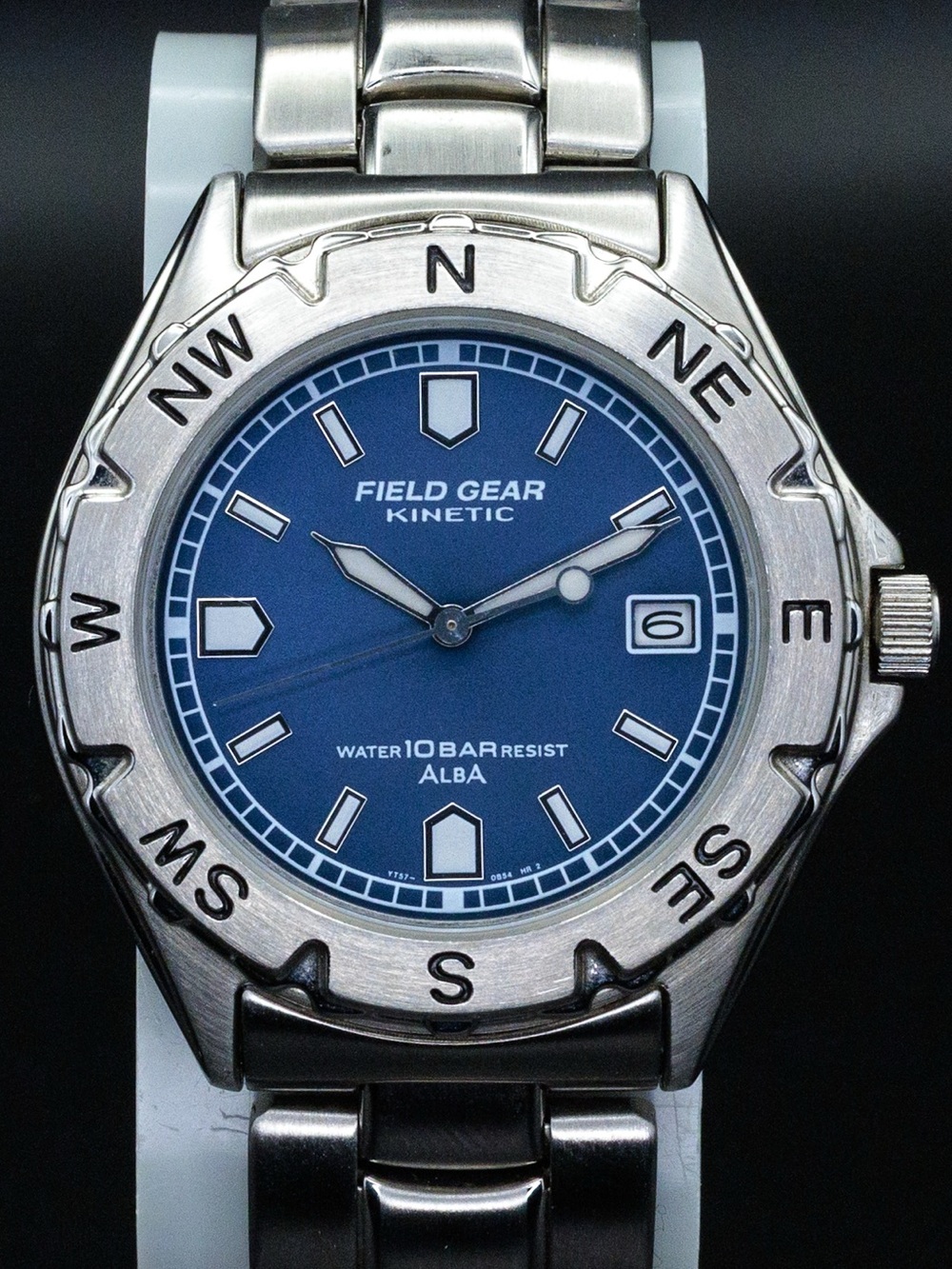 Seiko Alba Rare Field Gear YT57-0B20 Kinetic Vintage 40mm JDM Import Date Watch